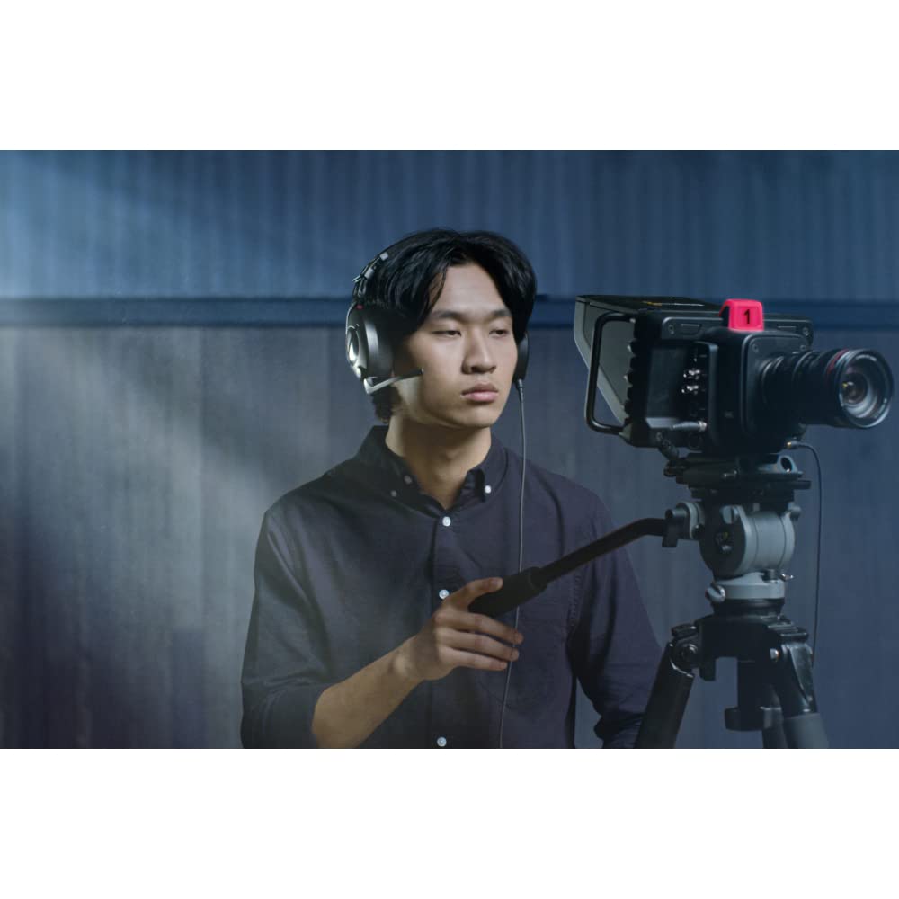 Rode NTH-100 Professional Over-Ear Headphones with Rode NTH-Mic Headset Mic and StreamEye Polishing Cloth