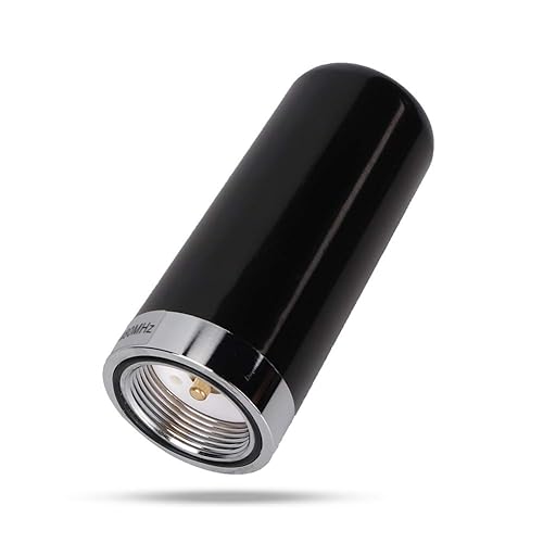 Dual Band Mini Antenna 136 174 and 400 480Mhz, Universal Car Mobile Radio UHF VHF Aerial Antenna with NMO Male Interface for Car Mobile Two Way Radio