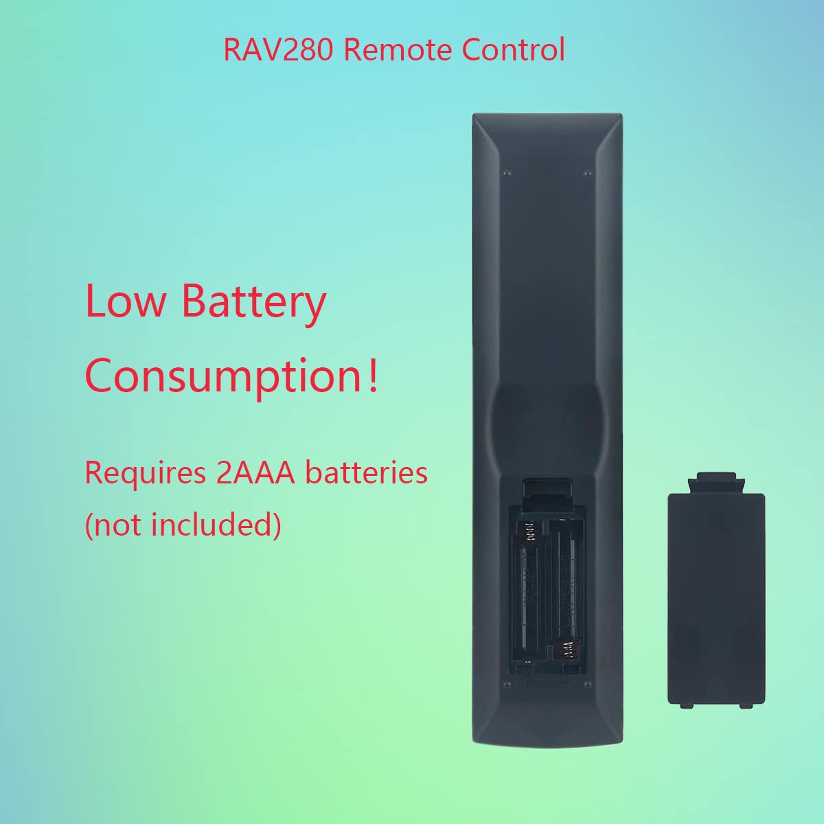 GHUST Replaced Remote Control for Yamaha RAV282 WN05800 RAV283 WN058100 HTR-6130 HTR-6230 RX-V363 RX-V365 RX-V365BL YHT-390 YHT-390BL YHT-391