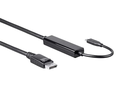 Monoprice USB 3.1 Type-C to DisplayPort Active Cable 4K@60Hz, 6ft