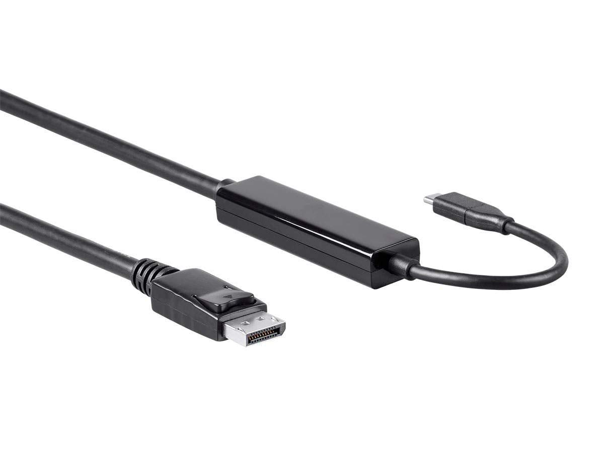 Monoprice USB 3.1 Type-C to DisplayPort Active Cable 4K@60Hz, 6ft