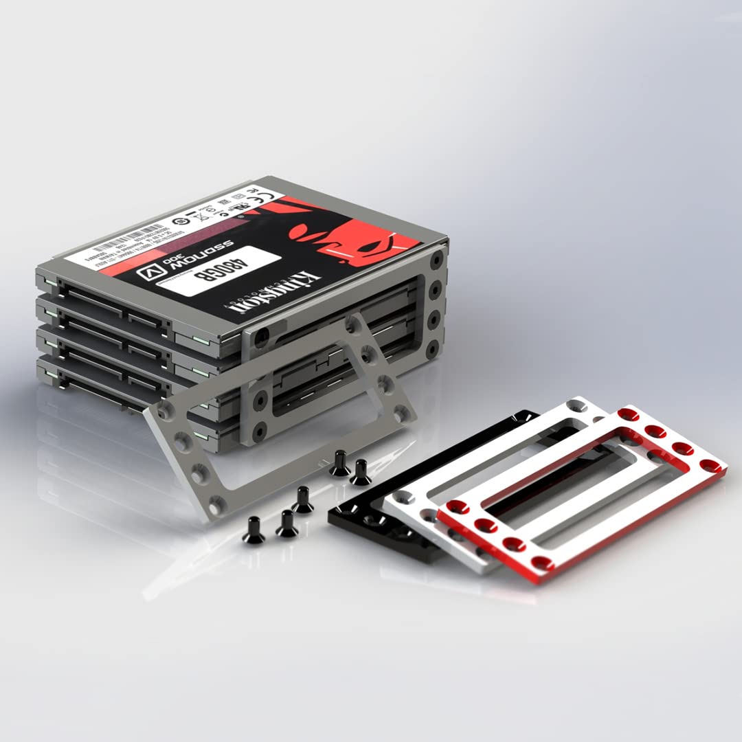 2.5 inch PC SSD HDD Cages Bracket Solid State Drive Frame Multi Layer Box Stacking External HD Cabinet Docking Station Base SATA PATA Computer Hard