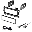 Car Stereo Dash Kit and Wire Harness for Installing a New Single Din Radio for 1997-2001 Jeep Cherokee, 1996-1998 Jeep Grand Cherokee, 1997-2002 Jeep