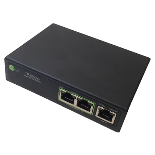 (TP-SW3G) 3 Port 60W GIGABIT POE Switch/Extender. IEEE802.3AF/at