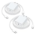2Pack 6FT 20W Fast Charger for New iPhone 16E 16 15, Airpods 4th, Samsung Galaxy Tab S10 Plus, S9, S8, S7, FE S6, S5e, A9 A8, A10.1 Tablet Galaxy A14