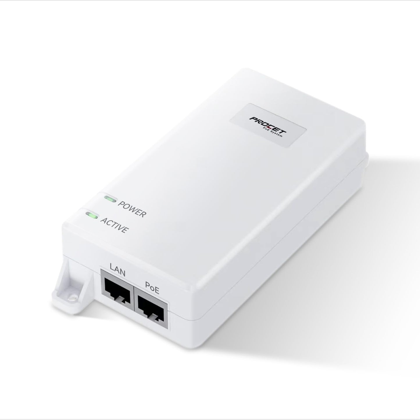 10Gbps PoE++ Injector 60W IEEE802.3bt/at/af Compliant, Supplies 15.4W or 30W or 60W Power Over Ethernet Distances Up to 328ft, PoE Injector Adapter