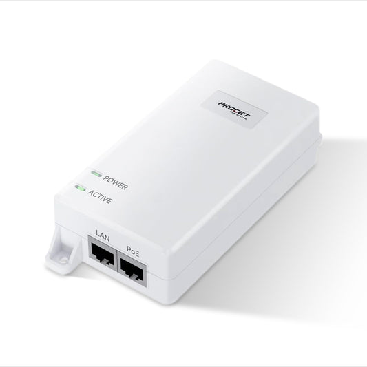 Gigabit PoE++ Injector 60W IEEE802.3bt/at/af Compliant, Supplies 15.4W or 30W or 60W Power Over Ethernet Distances Up to 328ft, PoE Injector Adapter