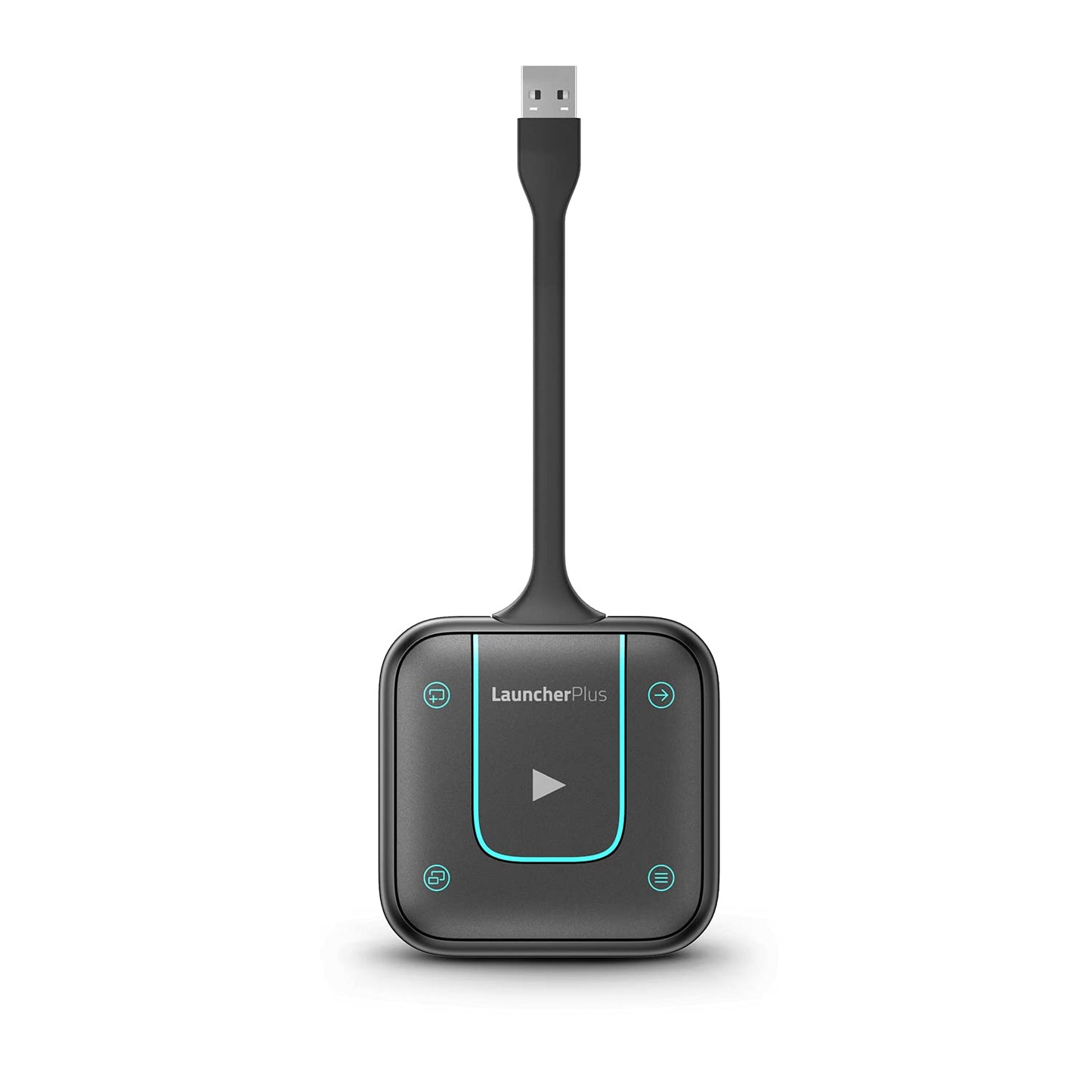 Vivitek LauncherPlus USB Plug and Play Device Dongle Wi-Fi Performance 2.4GHz & 5GHz AES 256 Encryption ISO27001 2 Year Warranty Black