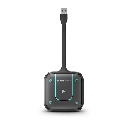 Vivitek LauncherPlus USB Plug and Play Device Dongle Wi-Fi Performance 2.4GHz & 5GHz AES 256 Encryption ISO27001 2 Year Warranty Black