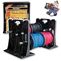 Rack-A-Tiers 2.0 Wire Dispenser - Cable Reel Rack, Electrician Wire Spool Caddy, Multi Reel Wire Dispenser, Spool Rack, 300 lb Capacity (#11480)