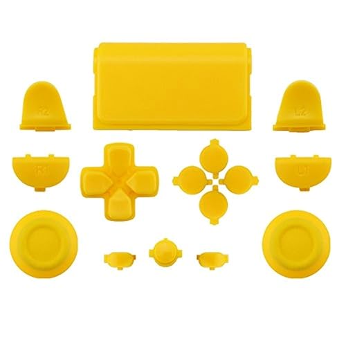 WPS Touch Pad Thumbsticks Dpad Home Full Buttons Set Replacement Parts for PS4 PlayStation 4 Dualshock 4 Controller Shell (for GEN 1 Controllers)