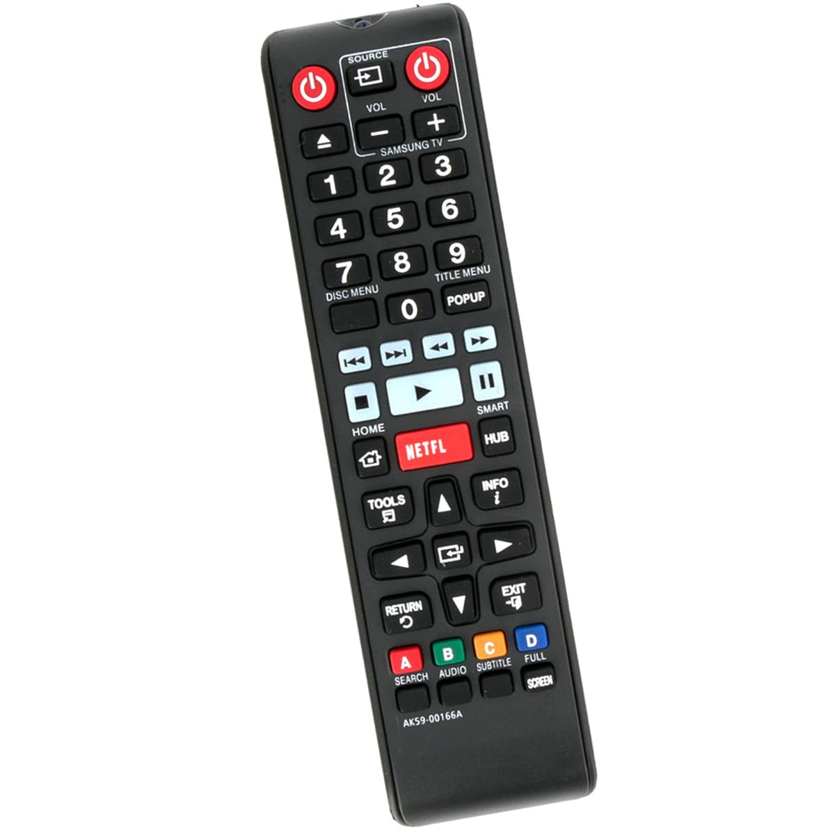 AK59-00166A Replaced Remote Control fit for Samsung Blu-ray Disc Player BD-FM59 BD-FM59C BD-F5900 BD-F7500 BD-FM59/ZA BD-FM59C/ZA BDFM59 BDFM59C