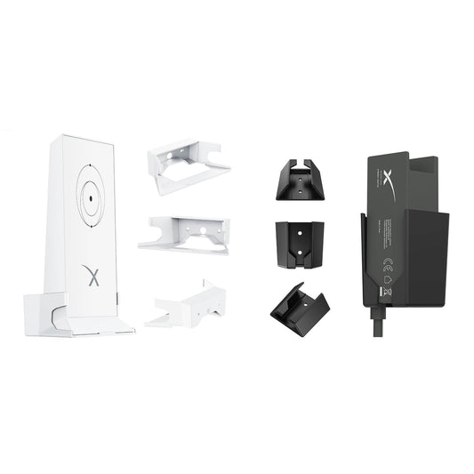 GTOMNI StarLink Ethernet Adapter & Router Mount, Starlink Internet Kit Satellite ABS Brackets Mounting Kit for Star Link Ethernet Adapter, Space