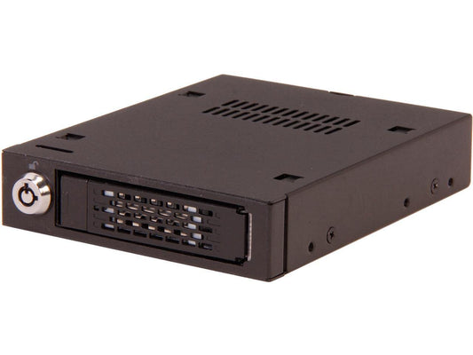 ICY DOCK Rugged Full Metal 2.5” SATA HDD & SSD Mobile Rack for External 3.5" Drive Bay | ToughArmor MB991SK-B