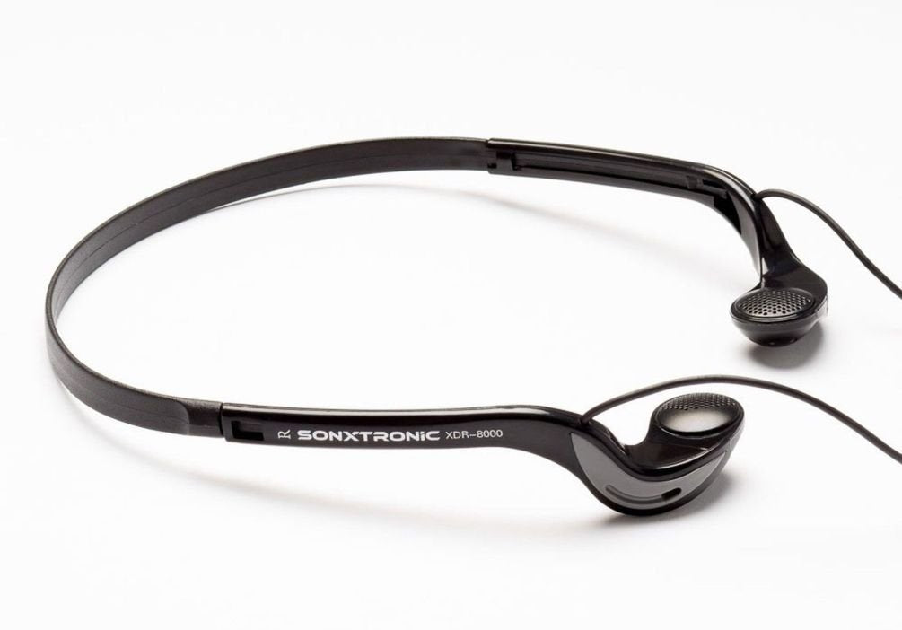SONXTRONIC Xdr-8000 Vertical in Ear Ultralight Sport Running Headband Headphones