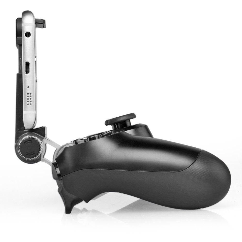 TNP PS4 Controller Phone Clip Holder Clamp Mount Bracket Compatible with PlayStation 4 PS4 Dual Shock Wireless Controller [Playstation 4]