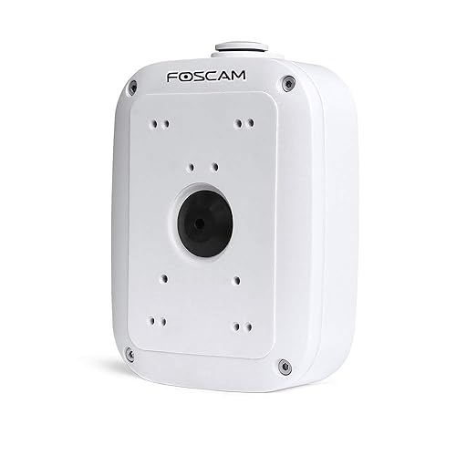 Foscam FAB28H Stainless Steel Waterproof Junction Box for SD4 SD4H HT2 SD2X WiFi IP Surveillance Camera, White