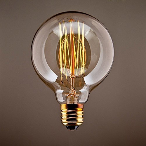 CTKcom Vintage Edison Bulb(4 Pack)- Antique Incandescent Bulbs Dimmable 40W Equivalent Warm Yellow Lamps, for Loft Coffee Bar Kitchen Home Light