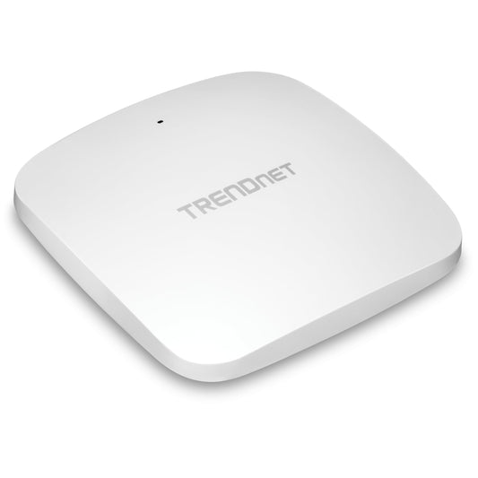 TRENDnet AX3000 Dual Band WiFi 6 PoE+ Access Point, TEW-923DAP, 1 x 2.5GBASE-T PoE+ LAN Port, OFDMA and MU-MIMO Technology, 2402Mbps (5Ghz), 573Mbps