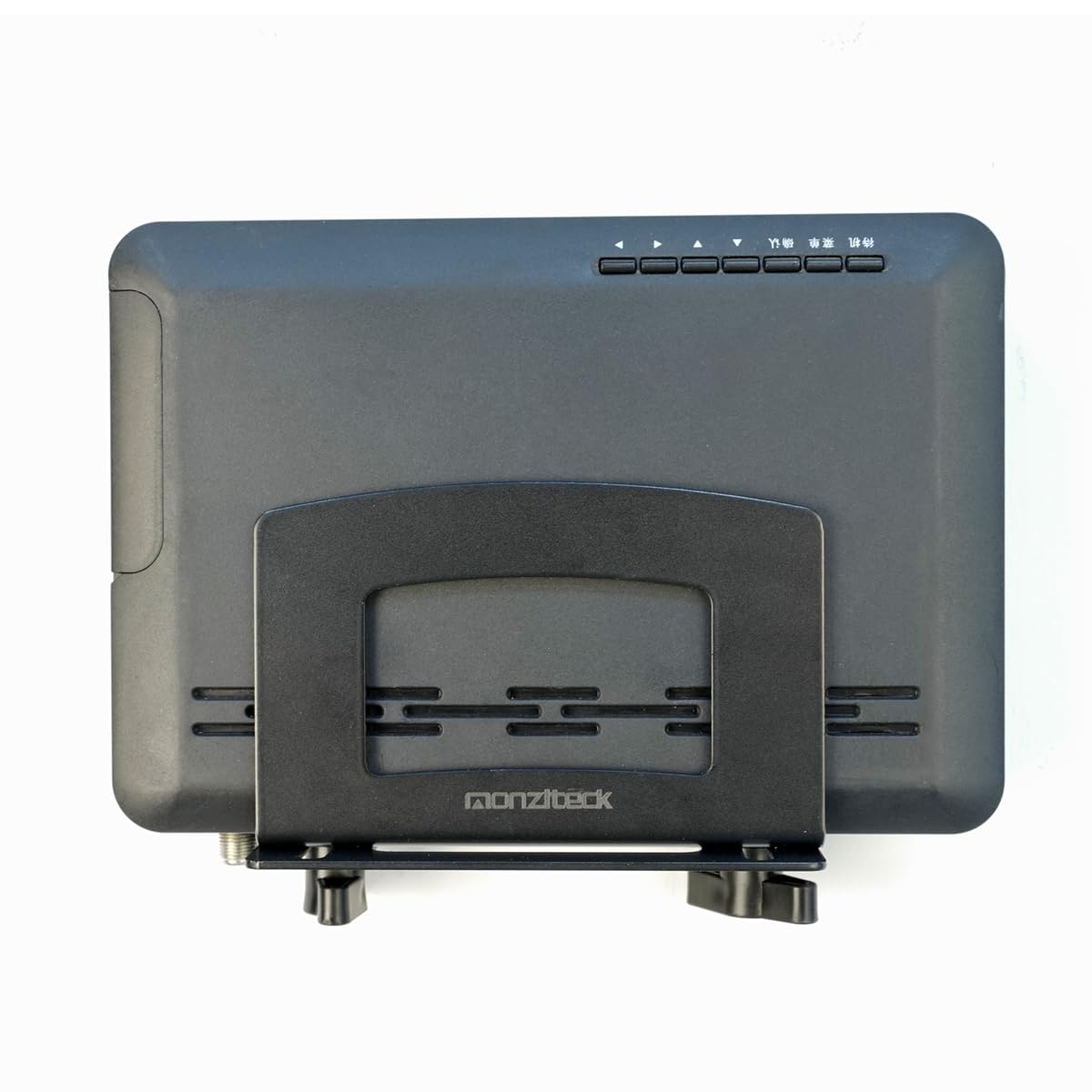 Monzlteck Adjustable Small Device Wall Mount Or VESA Mount Behind The Monitor |Design for Streaming Media Player, Switch, WII,Cable Boxes