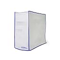 Dust and Water Resistant Silky Smooth Antistatic Vinyl Computer CPU dust Cover (10W x20H x24D)