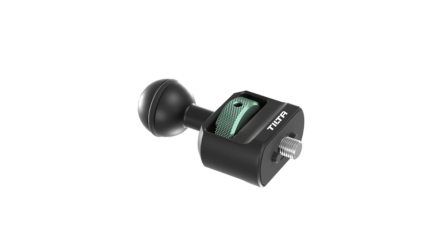 Tilta Ball Joint for Mini Articulating Arm | Attach to 1/4"-20 Compatible with SmallHD Locating Pins | Mounting Options Include Arri Rosette, Cold
