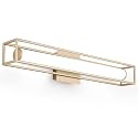 Lucalda 6000K Dimmable Bathroom Vanity Light, 26.2in Champagne Gold Bathroom Light Fixtures, 12W LED Lights Over Mirror, Acrylic Bar Vanity Lights