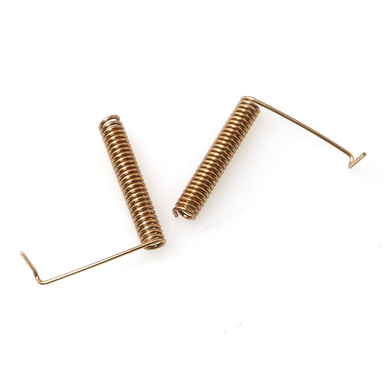 PZRT 4Pcs Coil Spring Antenna Data Transmission 433MHz Helical Antenna, Bronze 433MHz