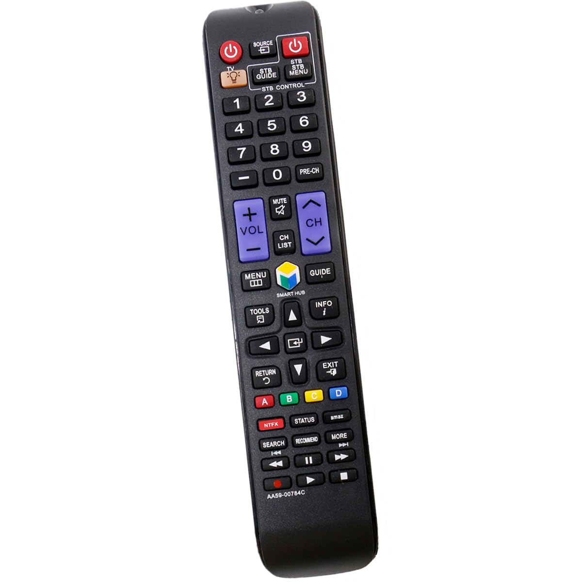 AA59-00784C Replacement TV Remote Control Sub AA59-00784A AA59-0784B BN59-01043A fit for Samsung UN65F6350A UN65F6350AF BN59-01043A UN55F9000