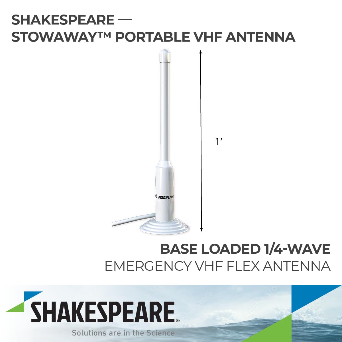 Shakespeare 5911 10" VHF Antenna