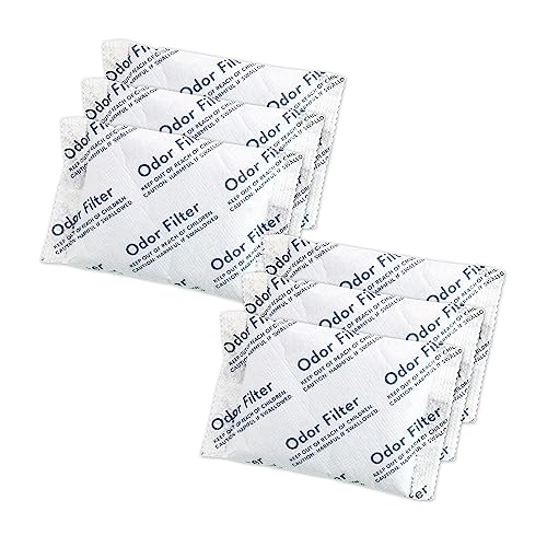 QUALIAZERO Natural Activated Carbon Charcoal Odor Absorber Filter | Eliminator Deodorizer Air Purifying Freshener Refill Bag | For Trash Can, Fridge