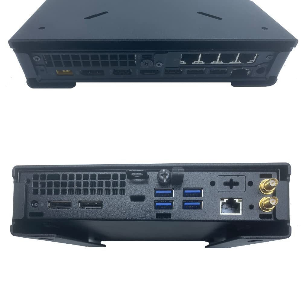 Diversity world Multifunctional-Quick Replacement Mini PC VESA mounting Stand (A, Black)
