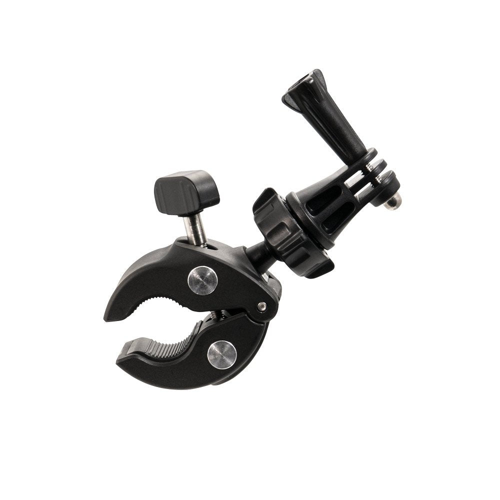 ARKON Mounts Clamp Mount for Action Cameras | for Motorcycles, Wheelchairs, Strollers, Desks | Secure 1.6” Edge Clamp | Adjustable Positioning