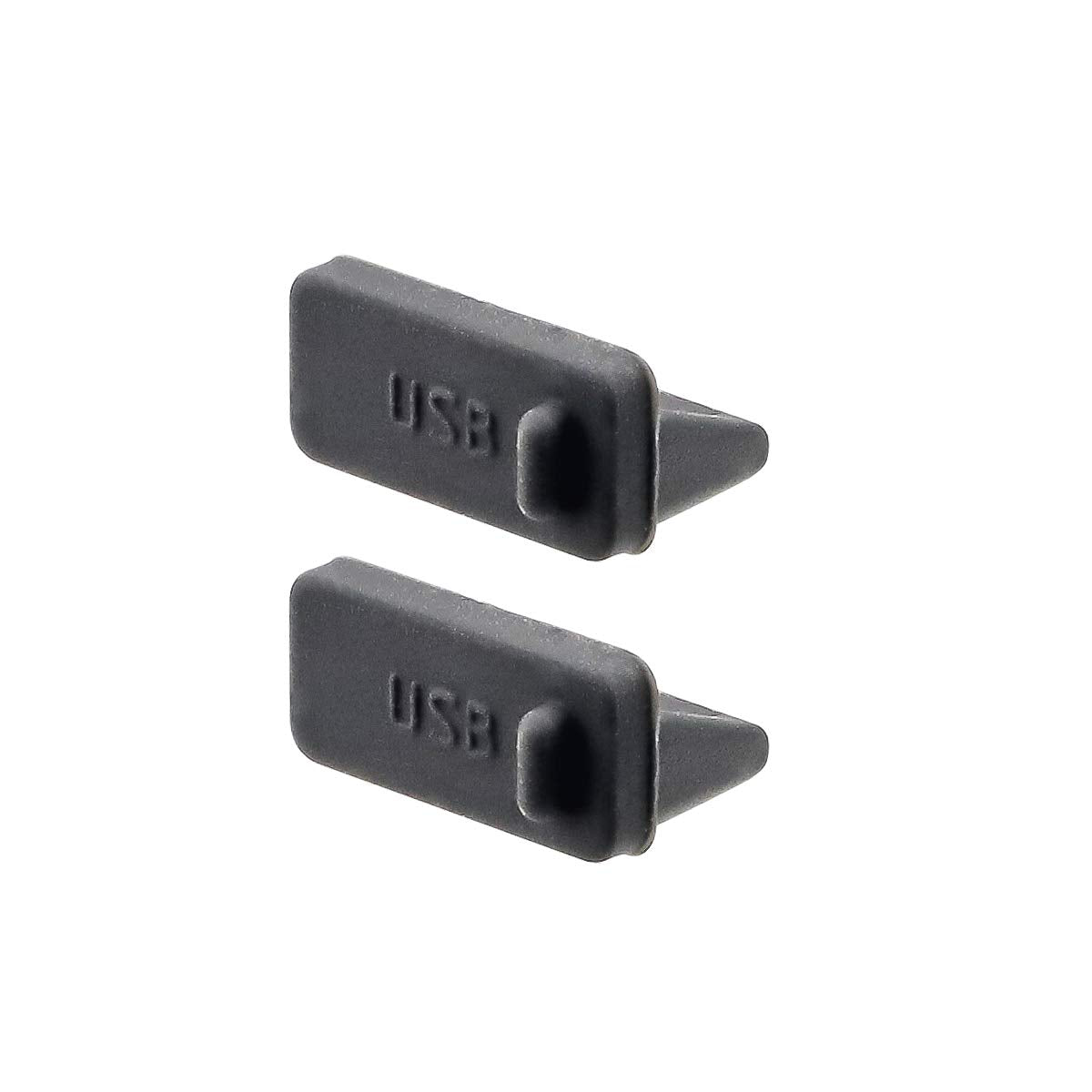 TOPPROS Pack of 20 Silicone USB Port Cover Anti Dust Protector for Female End0.5 x 0.3 x 0.24 inch Black