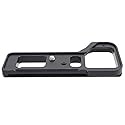 HITHUT Hand Grip Extension Quick Release Metal Base Plate Compatible with Sony A7IV A7RIV A9II Camera with 1/4" Screw and Hex Wrench Black