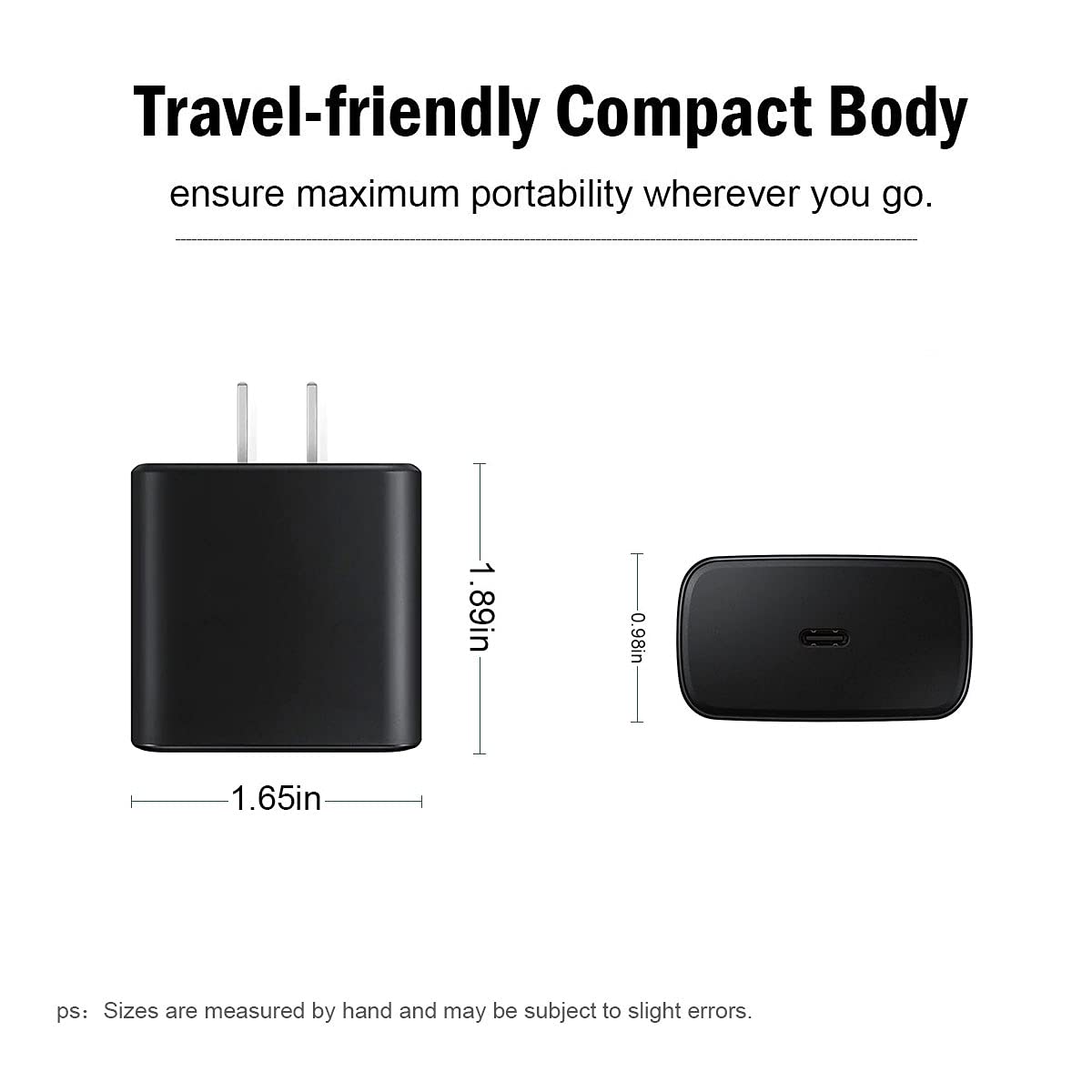 USB-C 20W Charging Block Charger Adapter for Beats Earbuds, Beats Solo 4, Studio Pro(x Kim Kardashian),Studio Buds+, Flex, Fit Pro,Solo Buds, Pill