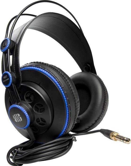 PreSonus HD7 Studio Monitoring Headphones Bundle with Mackie 4Way Distribution Amplifier Amp