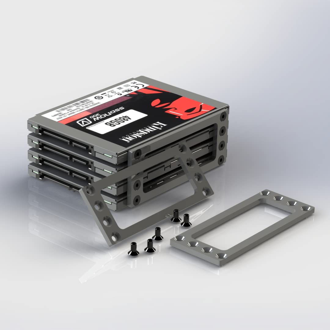 2.5 inch PC SSD HDD Cages Bracket Solid State Drive Frame Multi Layer Box Stacking External HD Cabinet Docking Station Base SATA PATA Computer Hard