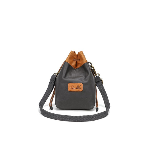 Canvas Camera Bag Lens Case Waterproof for SLR DSLR Compatible with Nikon/Canon/Sony/OLYMPUS/Fujifilm/Sony/Panasonic/Pentax/Samsung