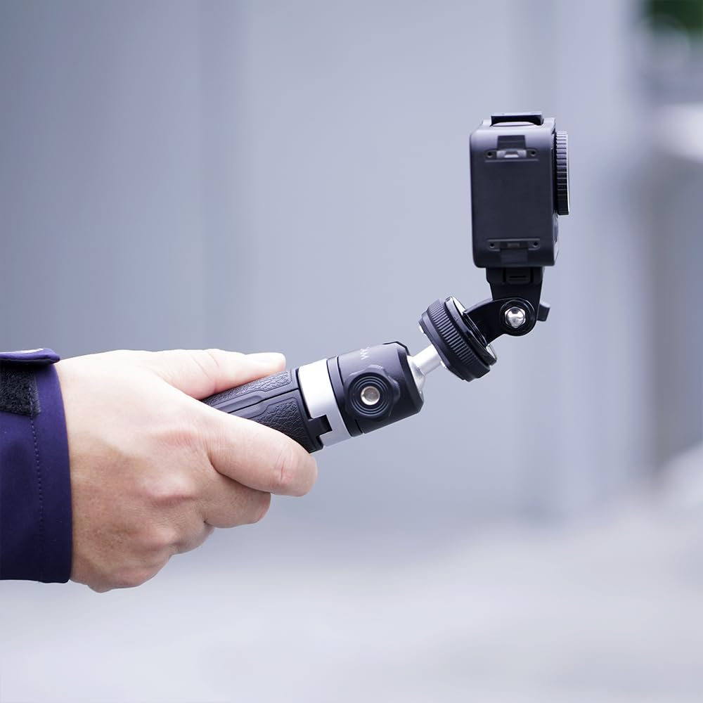MAXCAM Mini Selfie Stick Tripod Stand Handle Grip Compatible with DJI Osmo Action 5/4/3
