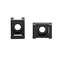 THE CIMPLE CO Cable Tie Base Saddle Mount Wire Holder Organizer - Wire Bundle Zip Tie Mounting Block - Black - 100 Pack