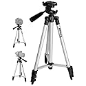 Ultimaxx Lightweight Portable Camera Tripod Stand with Carrying Bag for Sony, Nikon, Canon, Olympus, Pentax, Panasonic, Samsung Cameras and Camcorders