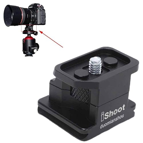 iShoot Metal Lens Collar Replacement Foot Tripod Mount Ring Base Compatible with Sigma MC-21 EF-L Mount Converter Lens Adapter, Lens Support Bracket