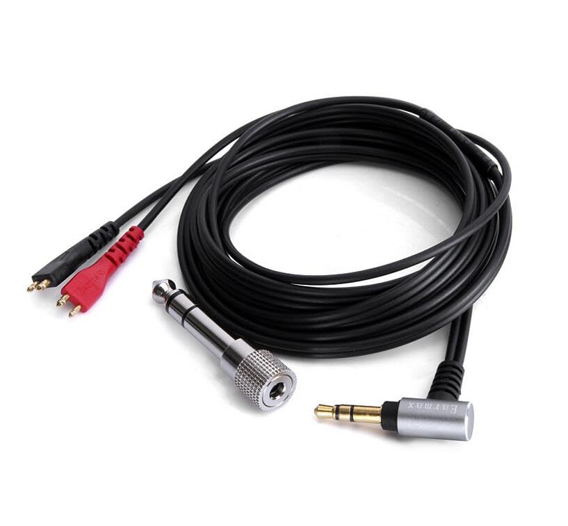 Coyktonty eplacement Audio Cable Extension Cord Line for Sennheiser HD25 Plus HD560 HD540 HD480 HD430 HD414 HD250 Headphones,Headphone Accessories