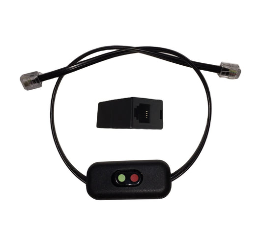 Vegamax Power Button On/Off Disconnect Switch for 2 Line Phones and Telephone Systems