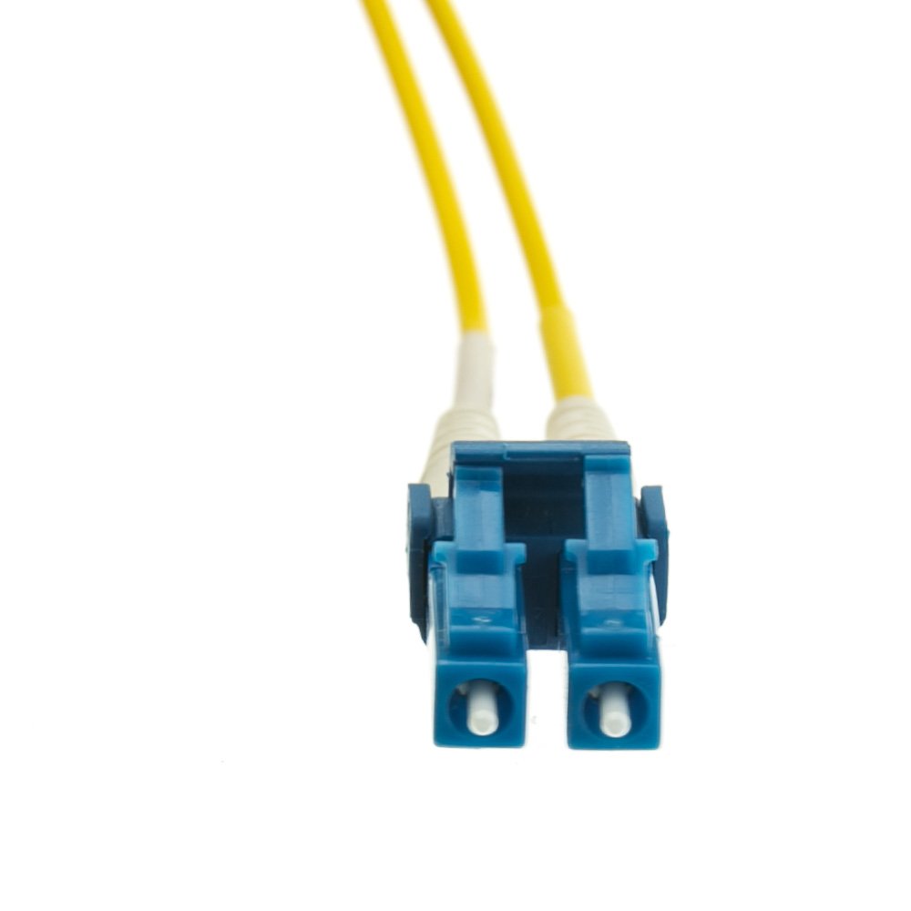 CableWholesale LC to ST OS2 Singlemode Duplex Fiber Patch Cord, 5m/16.5ft