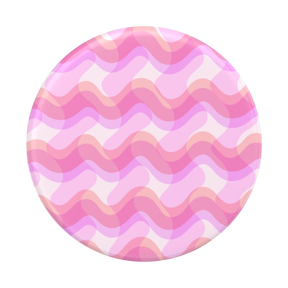 PopSockets Adhesive Phone Grip, Holder, Phone Stand, Flower - Rosy Waves