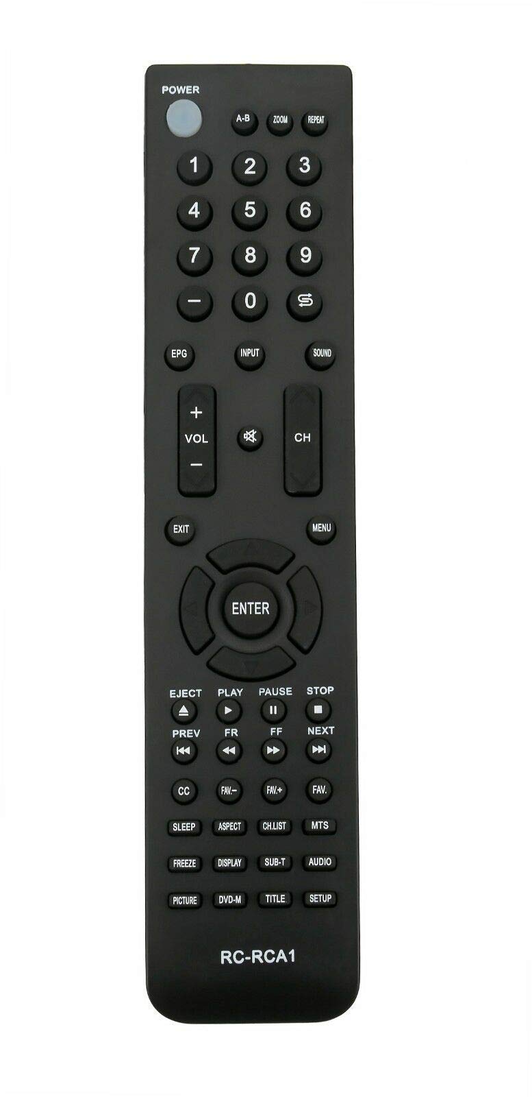 RC-RCA1 Remote Control Replace for RCA TV LED42C45 46LB45RQ LED50B45RQ LED39B45R
