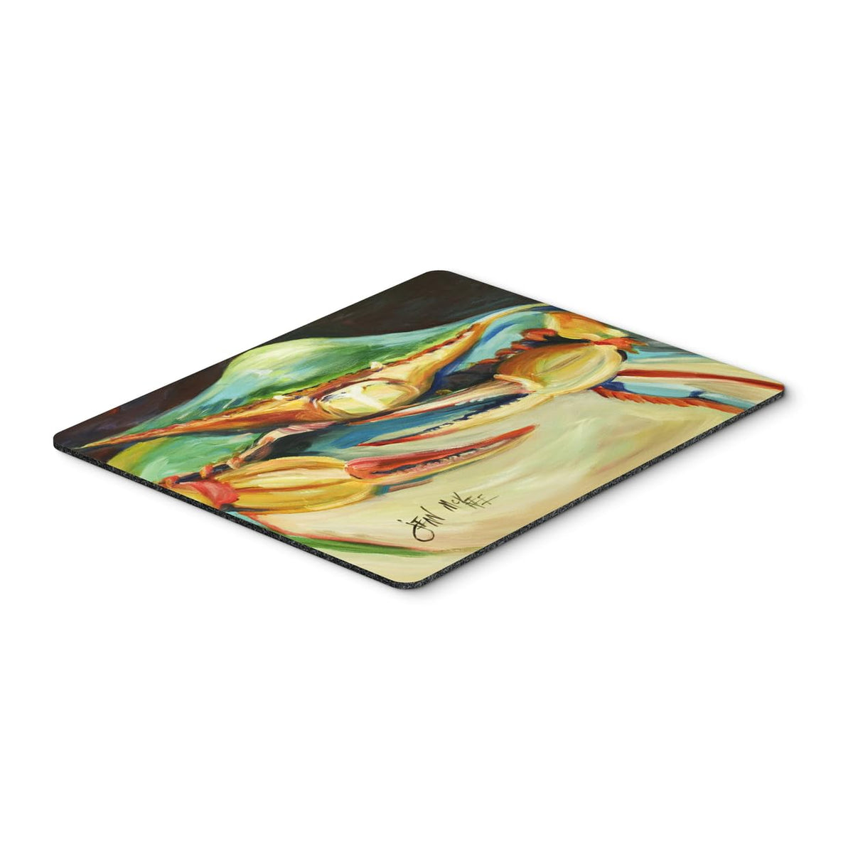 Caroline's Treasures JMK1095MP "Blue Crab Mouse Pad, Hot Pad or Trivet" for Home Office Gaming Working Computers Laptop Mouse Mat,Washable Large