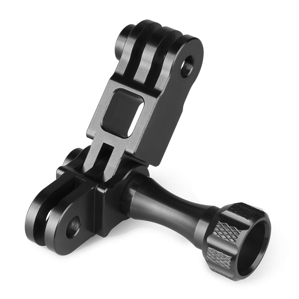 HSU Aluminum Extension Arm for GoPro Hero 13/12, Metal Adjust Arm Straight Joints Mount, Same Direction Straight Joints Mount for Go Pro Hero